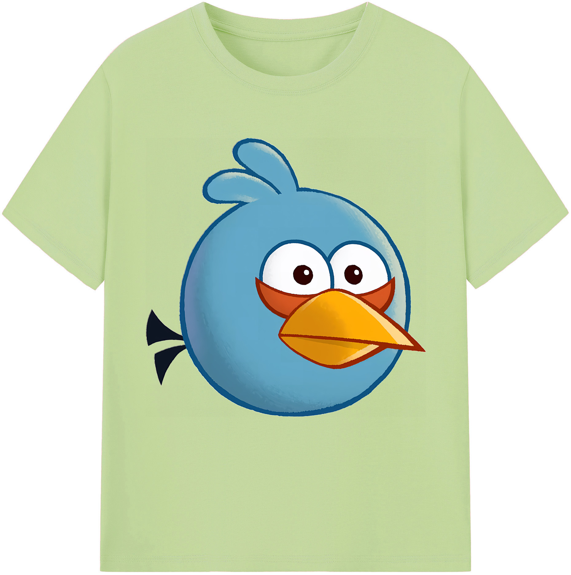 （画像用） Angry Birds アングリーバード 綿100％半袖Tシャツ（フロントプリント）
